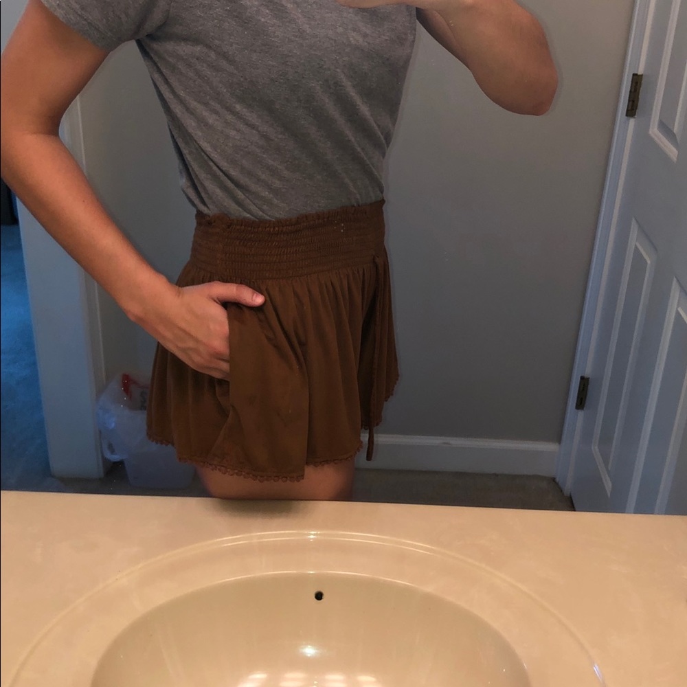 Xhilaration suede shorts